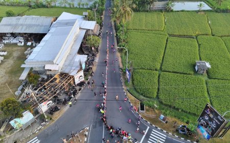 Drone ETLE Presisi Jaga Keamanan Runners di Kemala Run 2026