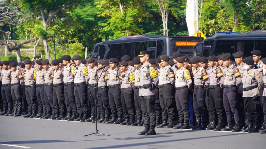 Ribuan Personel Disiagakan Polrestabes Surabaya untuk May Day 2026