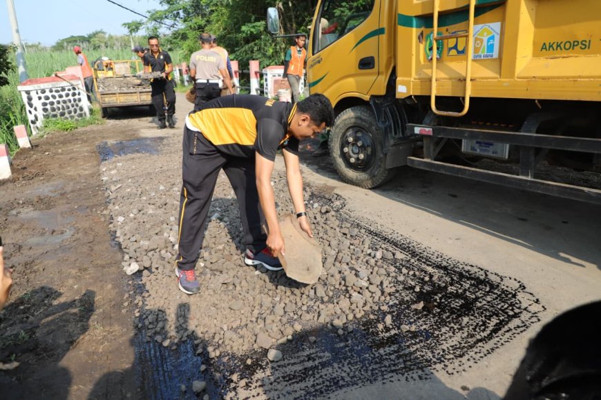Polres Magetan Wujudkan Infrastruktur yang Lebih Baik