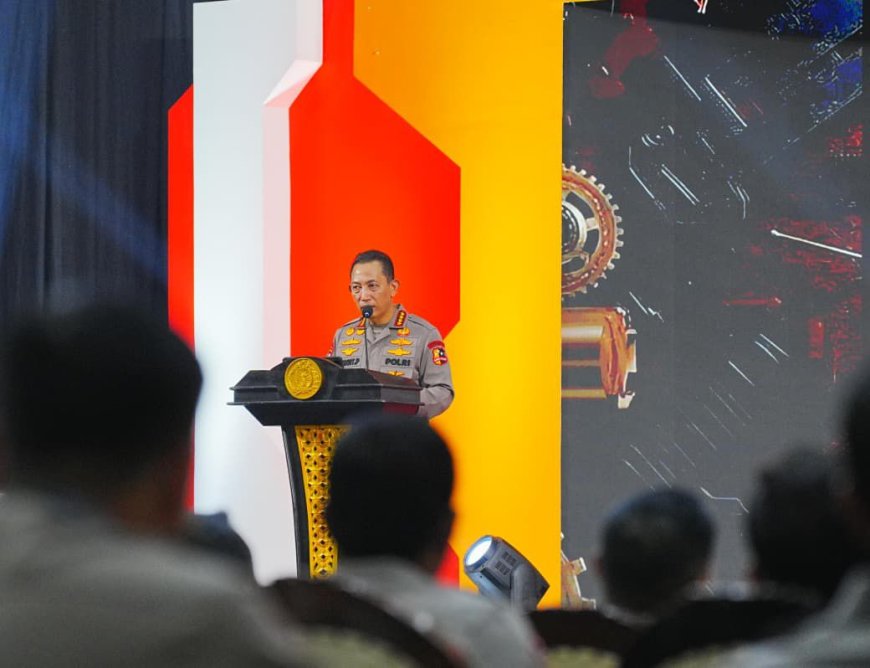 Kapolri Buka Rakernis Slog dengan Fokus Kesiapan Operasional